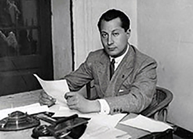 José Antonio Primo de Rivera, il fondatore e capo della Falange Spagnola