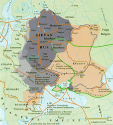 Il territorio della Rus' di Kiev