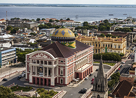 Il Teatro Amazonas inaugurato a Manaus il 31 dicembre 1896