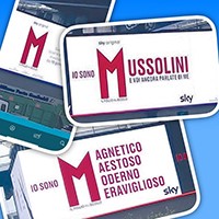 Gli slogan con i quali Sky ha lanciato la serie tv 'Il figlio del secolo'