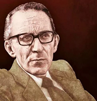 Il giornalista e saggista italiano Giorgio Locchi (1923-1992)