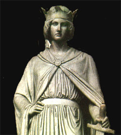 Napoli. La tomba di Corradino nella Chiesa di Santa Maria del Carmine. Scultura di Bertel Thorvaldsen