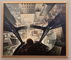 Tullio Crali, Incuneandosi nell'abitato (noto anche come 'In tuffo sulla città'), 1939