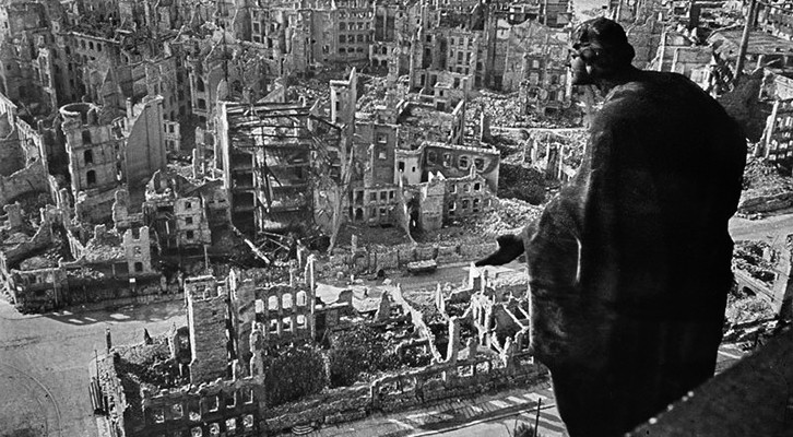 Dresda distrutta dai bombardamenti Alleati