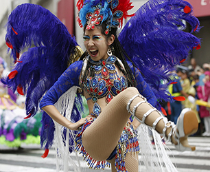 Il Carnevale 'brasiliano' di Tokio