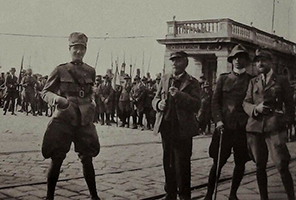 Lo scrittore Giovanni Comisso (1895-1969) combattente della Prima guerra mondiale e Legionario a Fiume