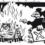 Vignetta tratta dalla rivista 'La voce della fogna'