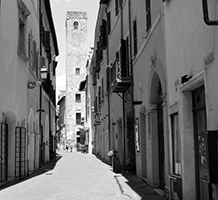 Via Roma a Terni, uno dei luoghi del romanzo Tutta panna