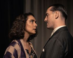 La lunga notte. La caduta del Duce. Lucrezia Guidone è Edda Mussolini e Marco Foschi è Galeazzo Ciano