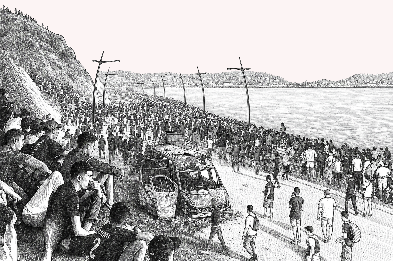 'arrivo di massa di immigrati a Ceuta che si è verificato a partire da giovedì 30 luglio 2026