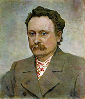 Ivan Trush, Ritratto di Ivan Franko, olio su tela, Museo e memoriale di Ivan Franko di Leopoli