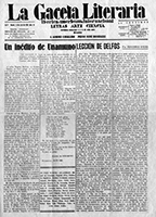 La Gaceta Literaria fondata Ernesto Giménez Caballero nel 1927 