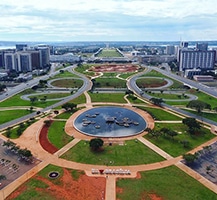 Brasilia. Gli edifici del governo federale del Brasile